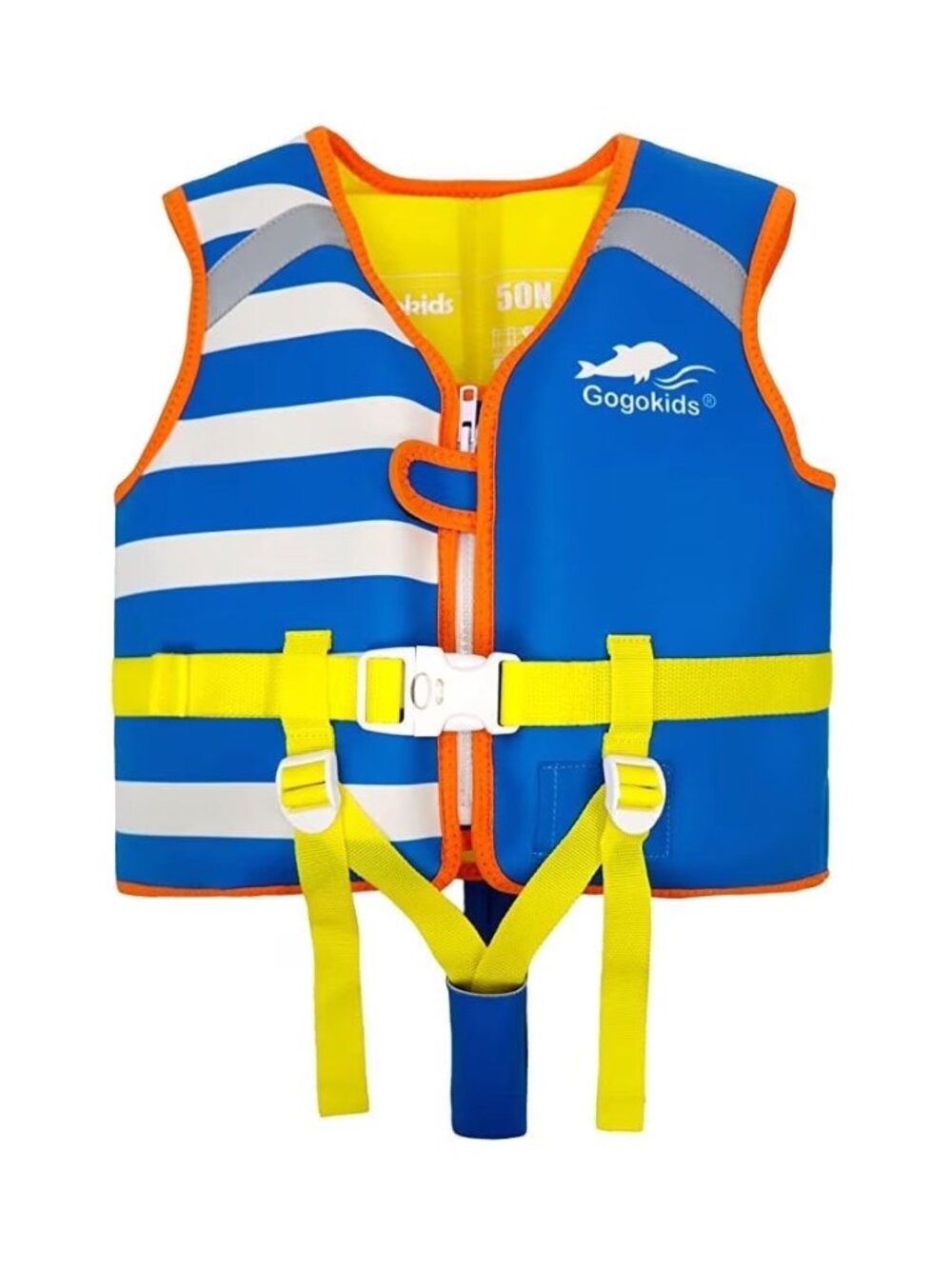 Gogokids Kids Swim Vest Float Jacket for 30-50 lbs 2-6 Years - Floaty